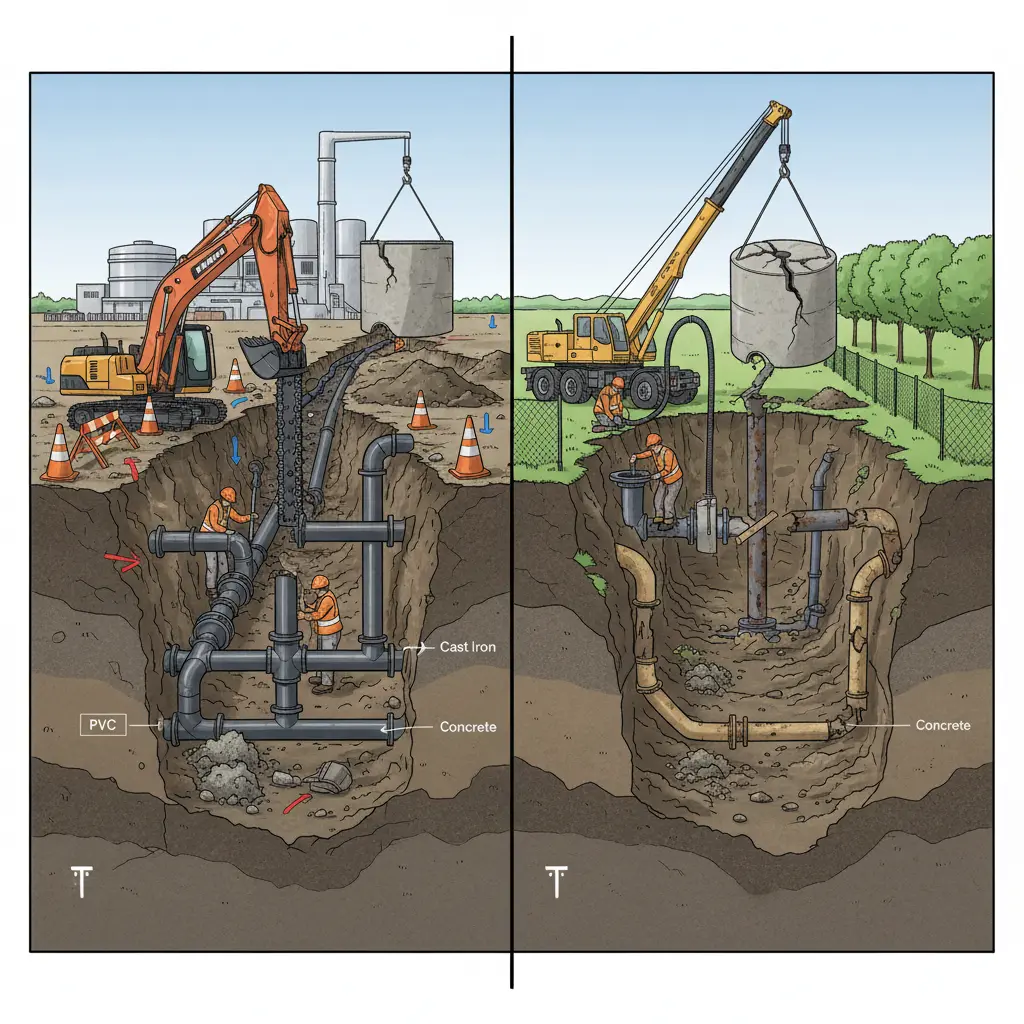 Sewage System Installation and Decommissioning